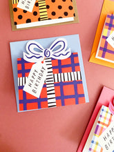 Load image into Gallery viewer, Birthday Bow Shaped Greeting Card - MarramTrading.com

