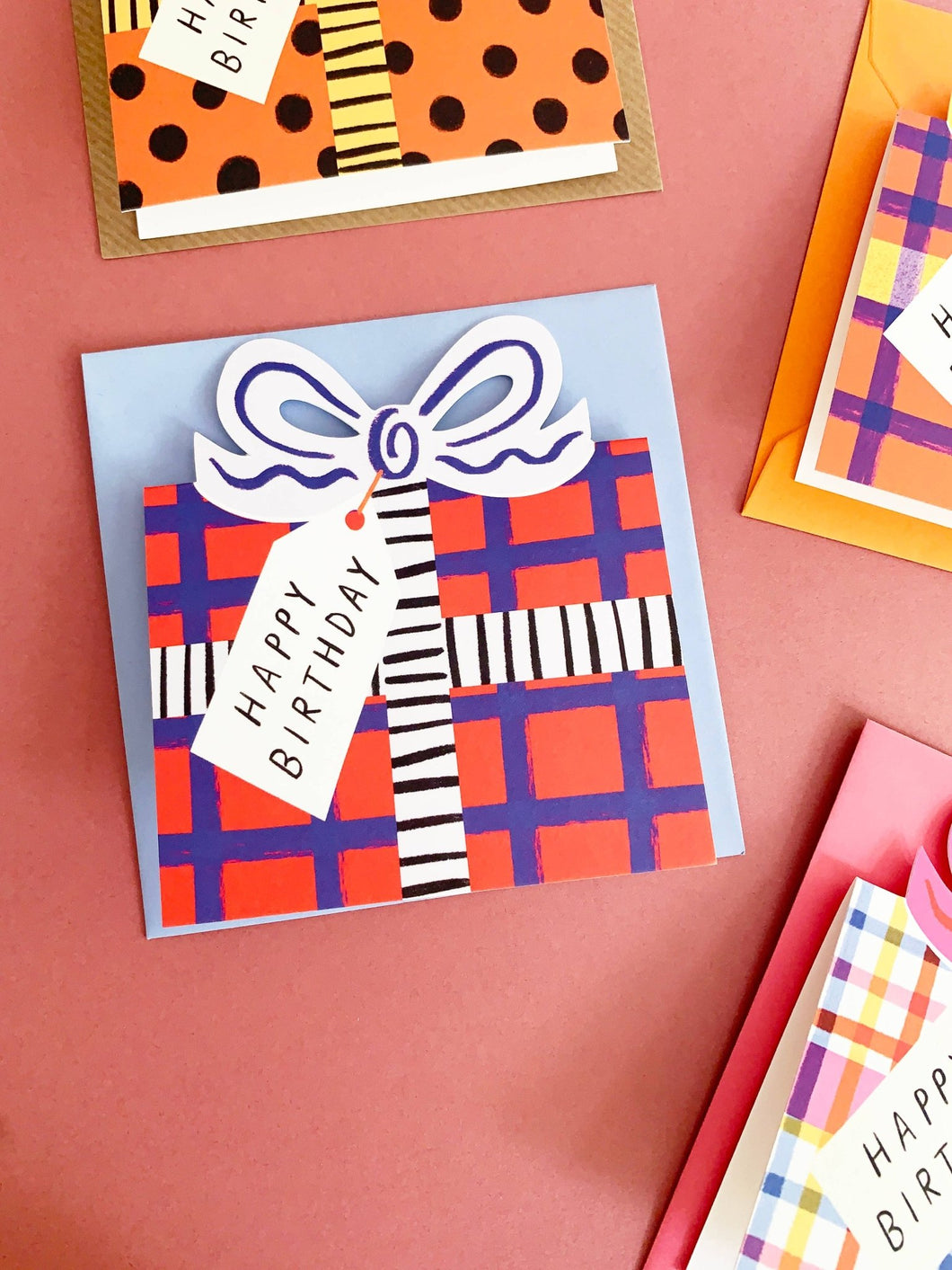 Birthday Bow Shaped Greeting Card - MarramTrading.com