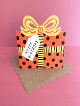 Load image into Gallery viewer, Birthday Bow Shaped Greeting Card - MarramTrading.com
