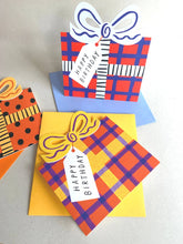 Load image into Gallery viewer, Birthday Bow Shaped Greeting Card - MarramTrading.com
