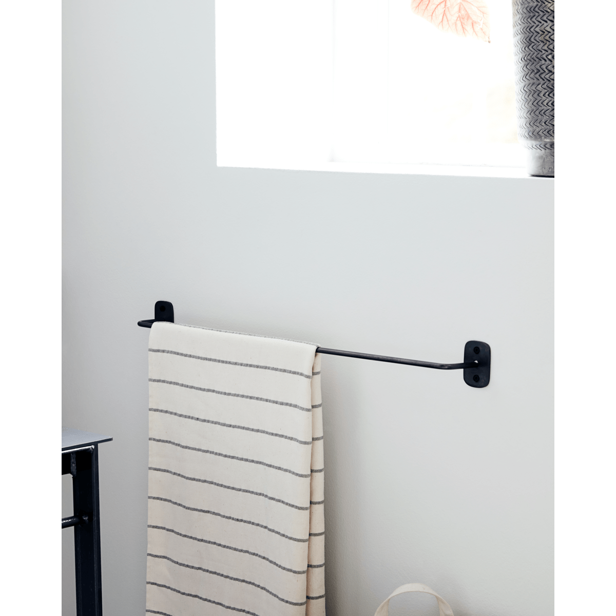 Black Antique Towel Rail - MarramTrading.com