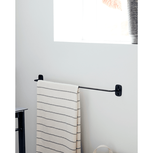 Black Antique Towel Rail - MarramTrading.com