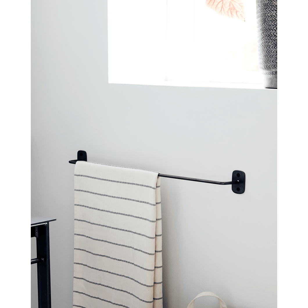 Black Antique Towel Rail - MarramTrading.com