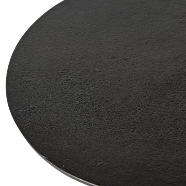 Black Round Pedestal Table - MarramTrading.com
