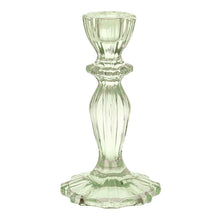 Load image into Gallery viewer, Boho Green Glass Candle Holder - MarramTrading.com
