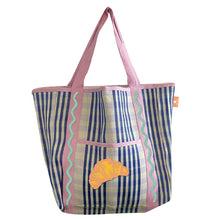 Load image into Gallery viewer, Bon Appetit Recycled Plastic Croissant Tote Bag - MarramTrading.com
