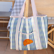 Load image into Gallery viewer, Bon Appetit Recycled Plastic Croissant Tote Bag - MarramTrading.com
