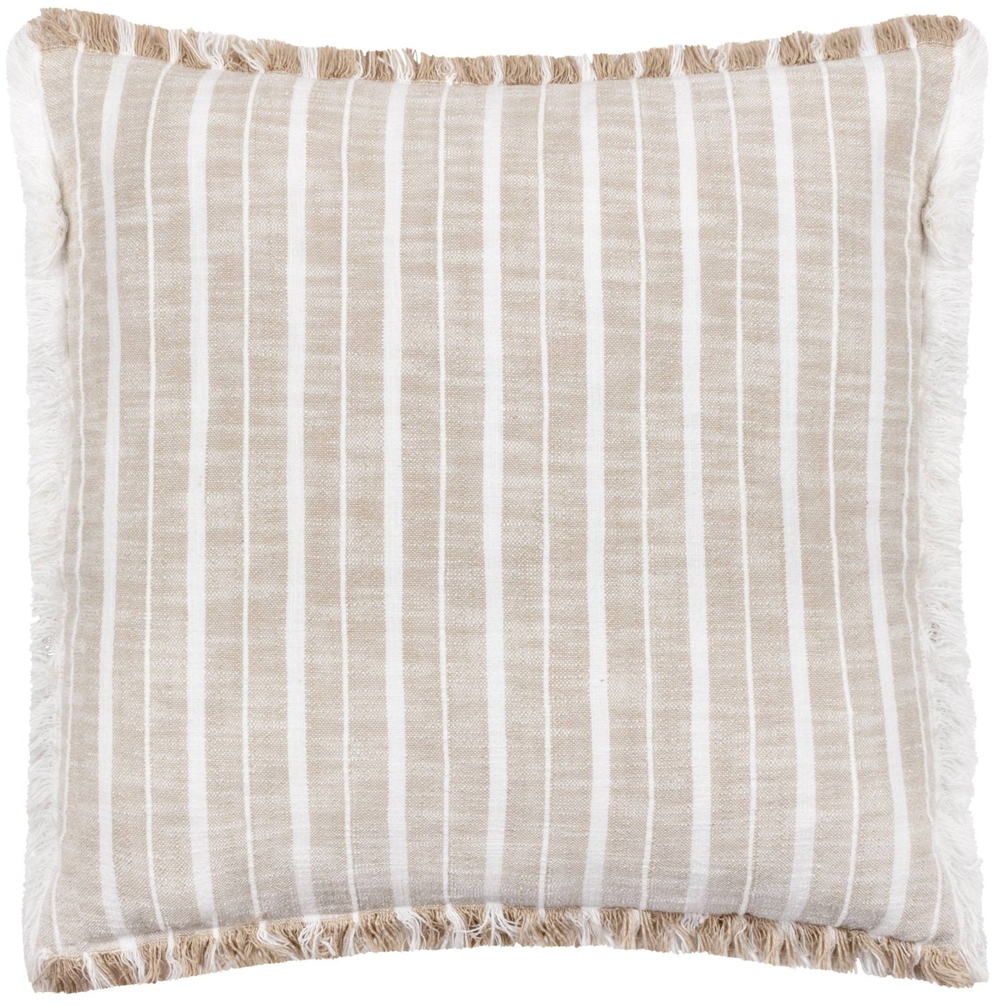 Bowman Striped Cushion Natural - MarramTrading.com