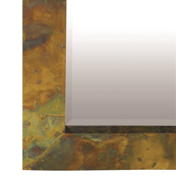 Brass Effect Wall Mirror - MarramTrading.com