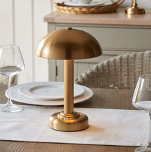 Load image into Gallery viewer, Bridport Rechargeable Table Lamp Warm Brass - MarramTrading.com
