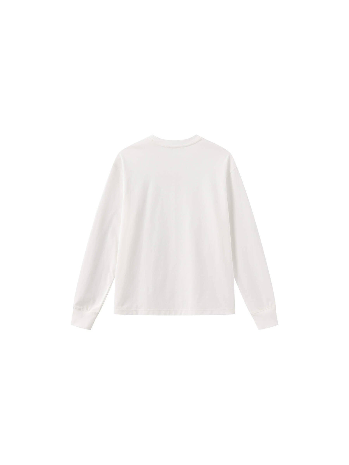 ONE BY CUBIC White Oversized Long Sleeved T-shirt