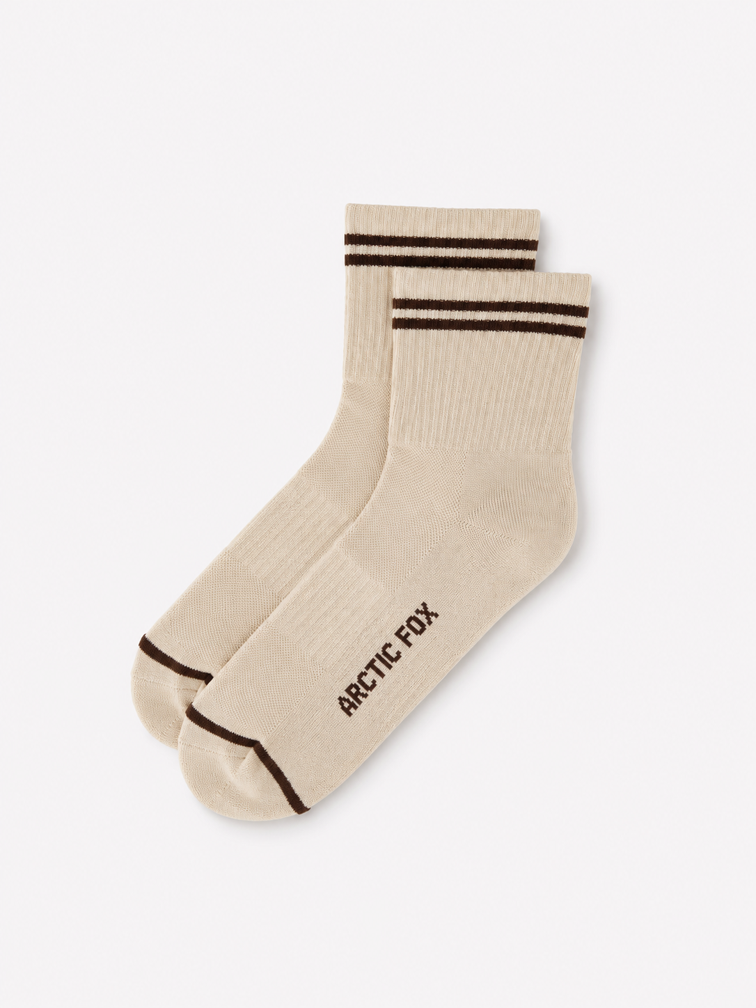 Striped Sock - 100% Bamboo - Chalk - AW26