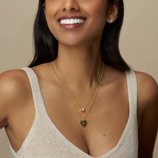 Pavé Thread Through Necklace