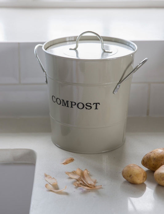 Compost Bin in Greige - MarramTrading.com