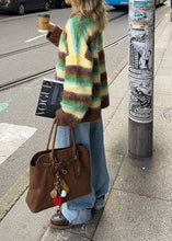 Load image into Gallery viewer, Cosy Stripes Mohair Sweater - MarramTrading.com

