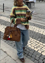 Load image into Gallery viewer, Cosy Stripes Mohair Sweater - MarramTrading.com
