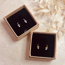 Load image into Gallery viewer, Crescent Moon Droplet Studs - MarramTrading.com
