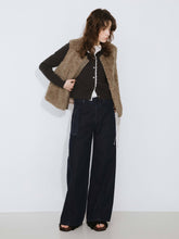Load image into Gallery viewer, Cropped Sleeveless Zip Up Waistcoat - MarramTrading.com
