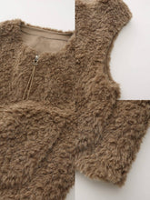 Load image into Gallery viewer, Cropped Sleeveless Zip Up Waistcoat - MarramTrading.com
