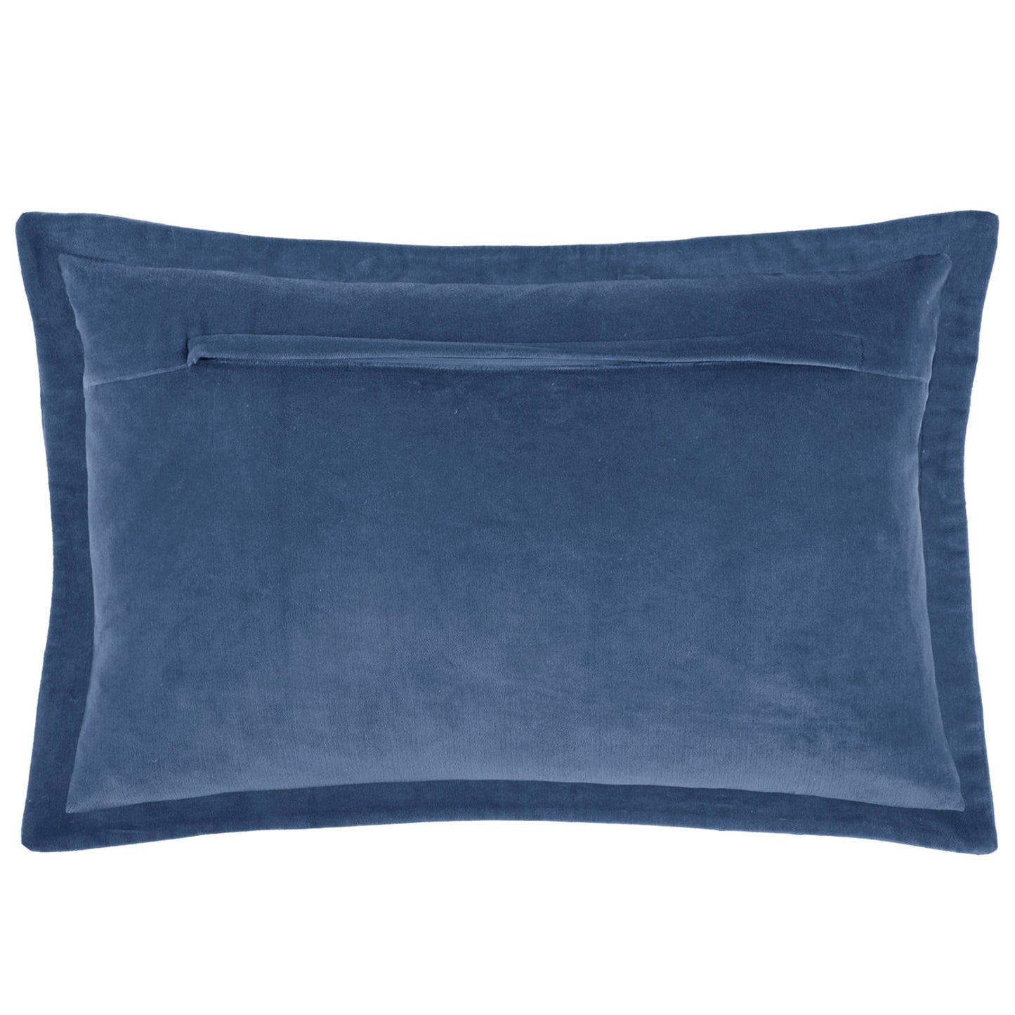 Durga Embroidered Cushion Bluebell