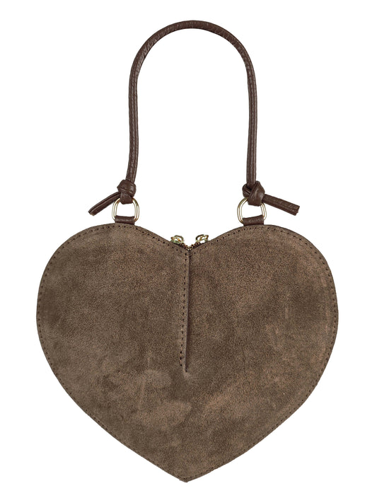 Heart-shaped shoulder bag