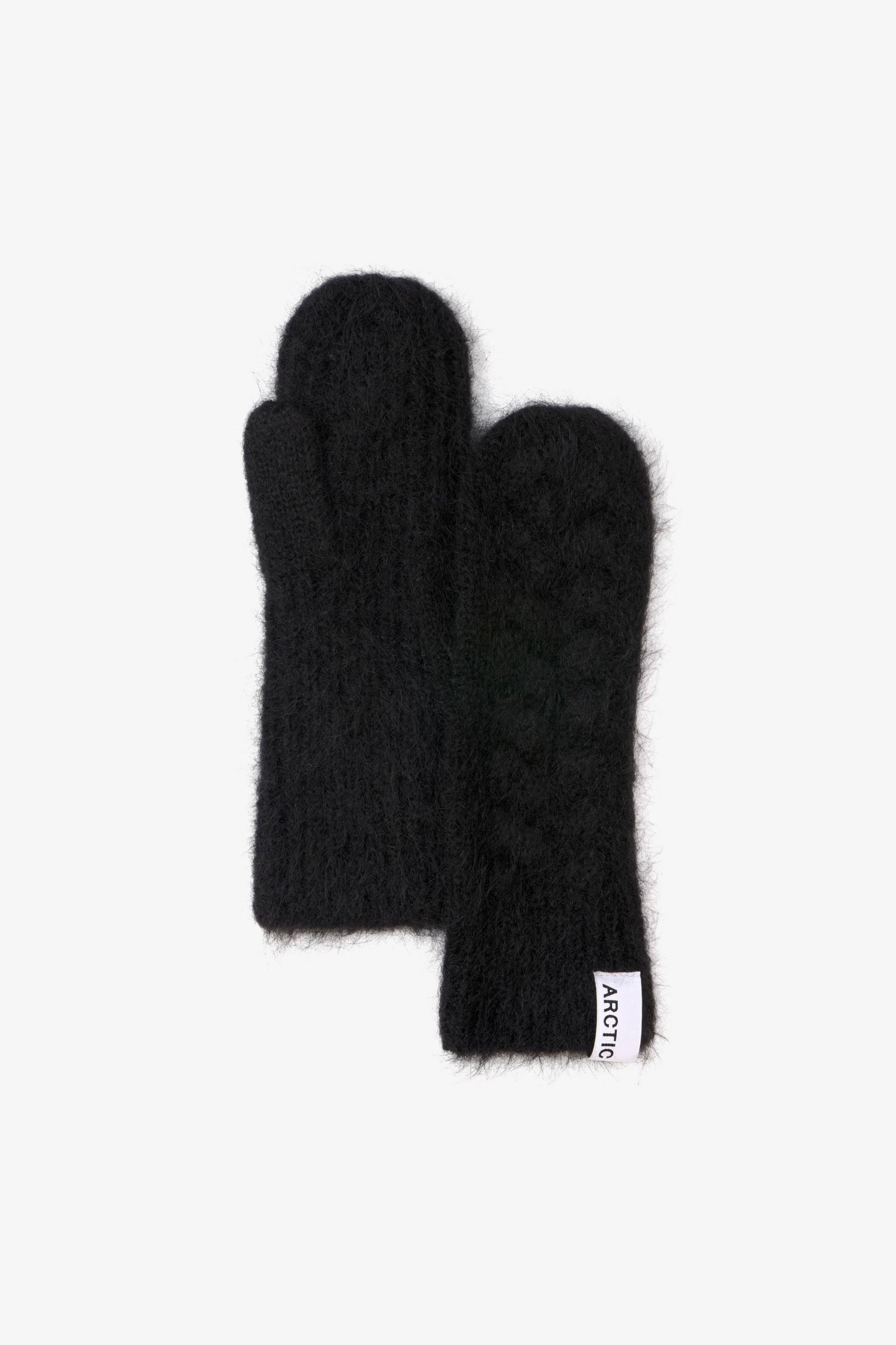 Mohair Mittens - Black - AW25