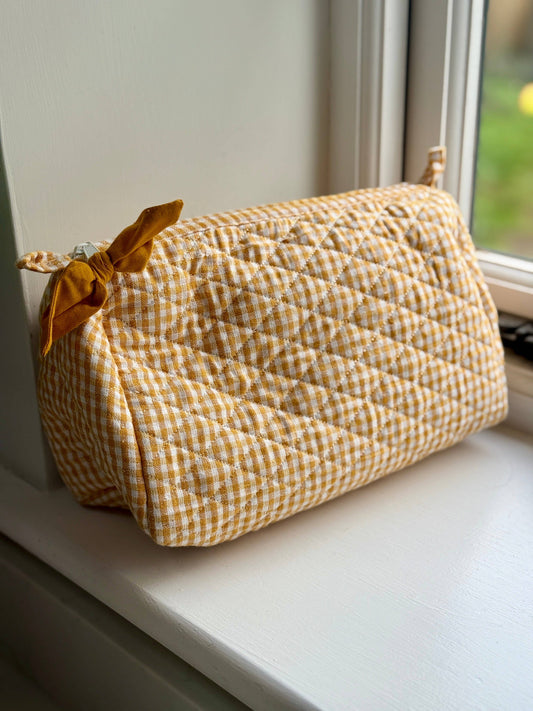 Hand Block Printed Wash Bags