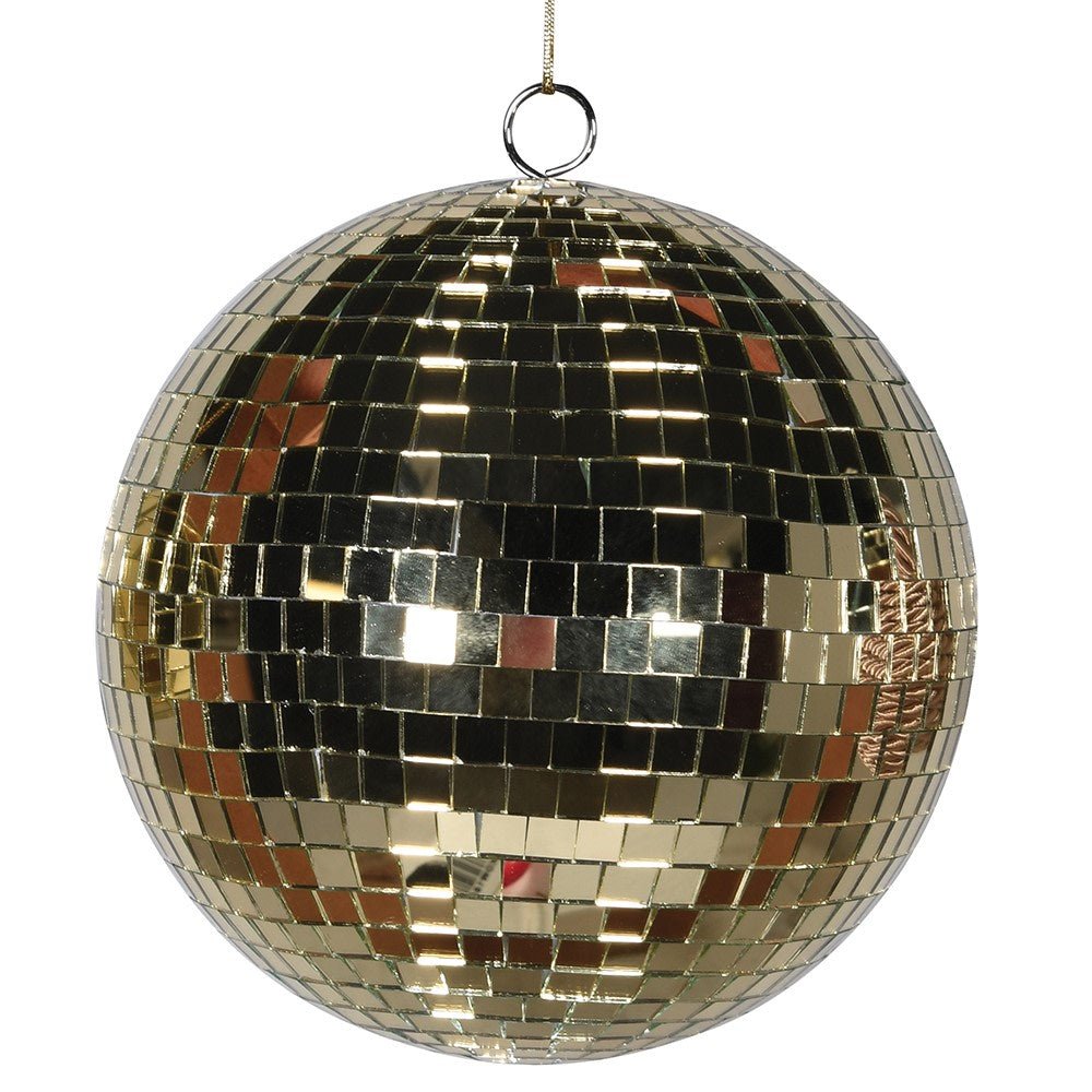 Gold Disco Bauble - 30cm main image 0