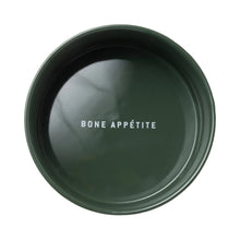 Load image into Gallery viewer, Dog Bowl with Wooden Stand - Green - MarramTrading.com
