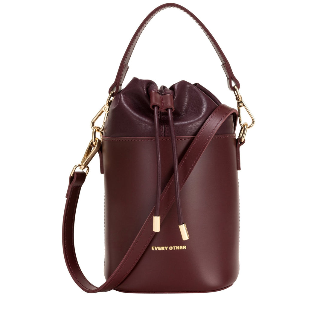 Cylinder bucket bag on sale