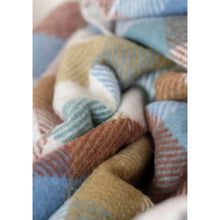 Load image into Gallery viewer, Recycled Wool Blanket in Rainbow Check
