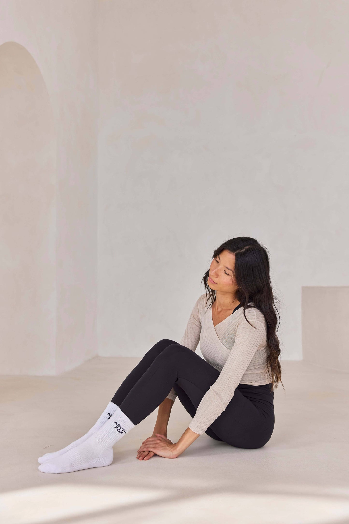 Sporty Socks - 100% Bamboo - White - AW25