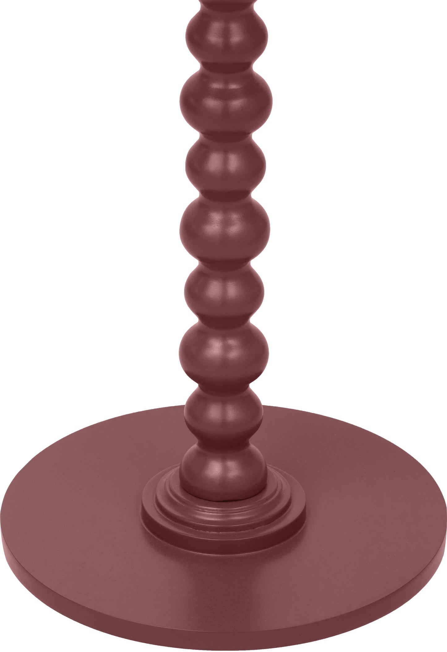 Mulberry Wood Bobble Side Table