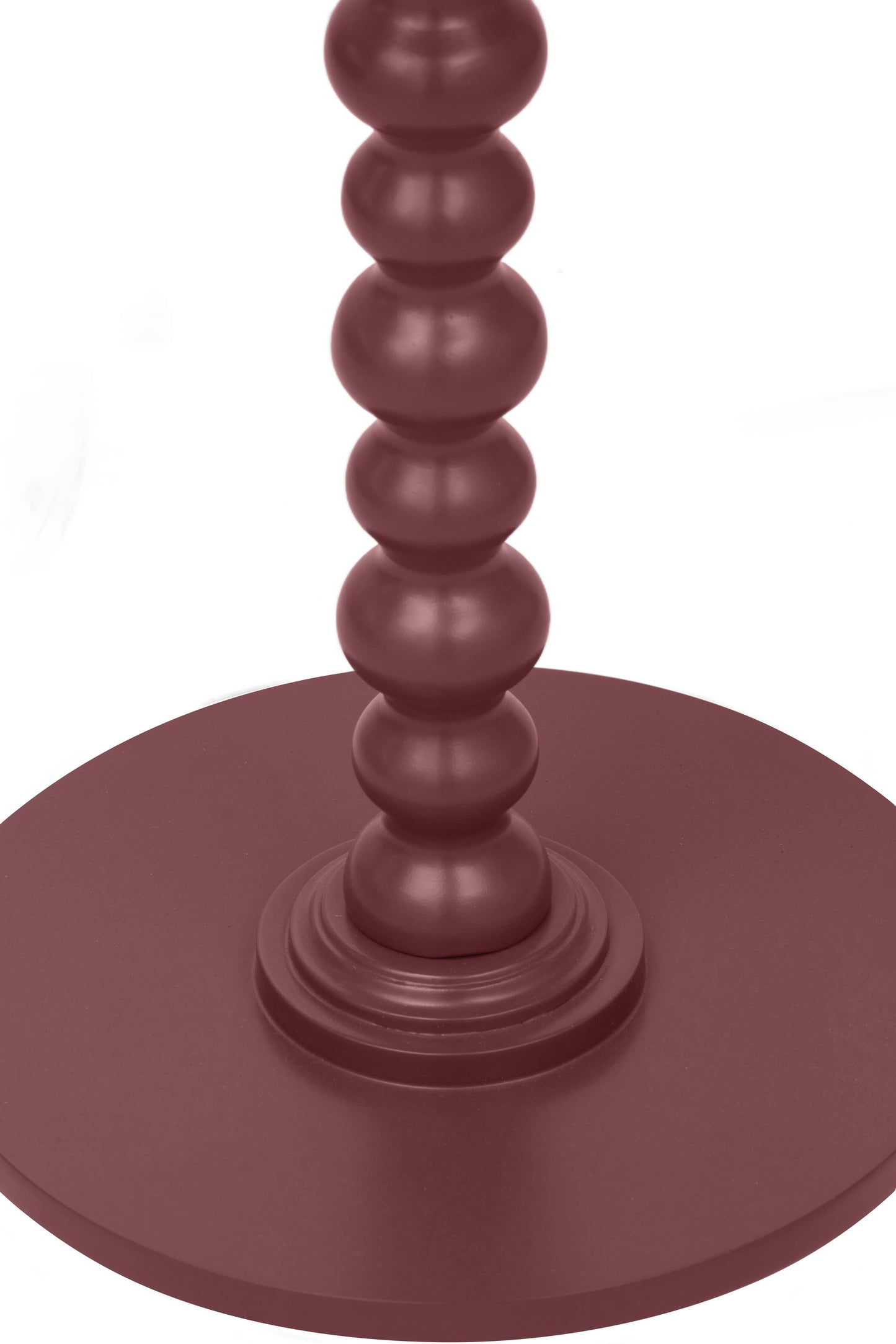 Mulberry Wood Bobble Side Table