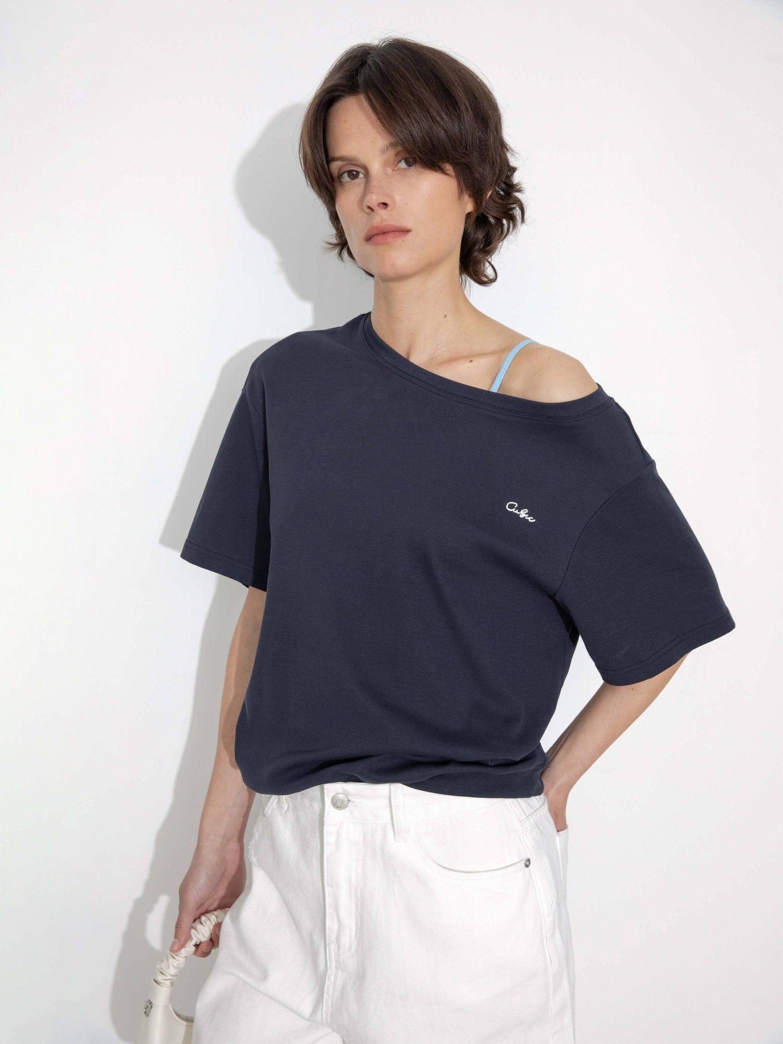 Embroidered Off - Shoulder Short - Sleeve Top - MarramTrading.com