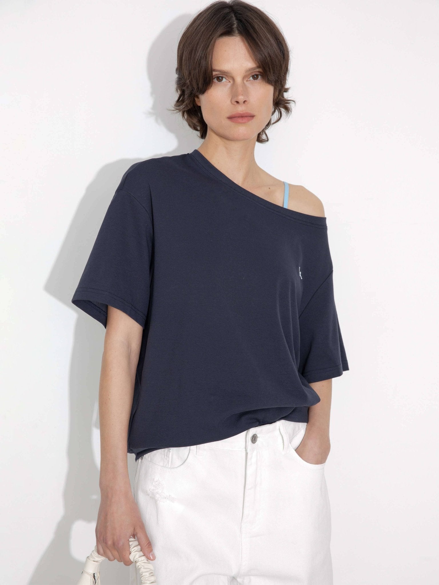 Embroidered Off - Shoulder Short - Sleeve Top - MarramTrading.com