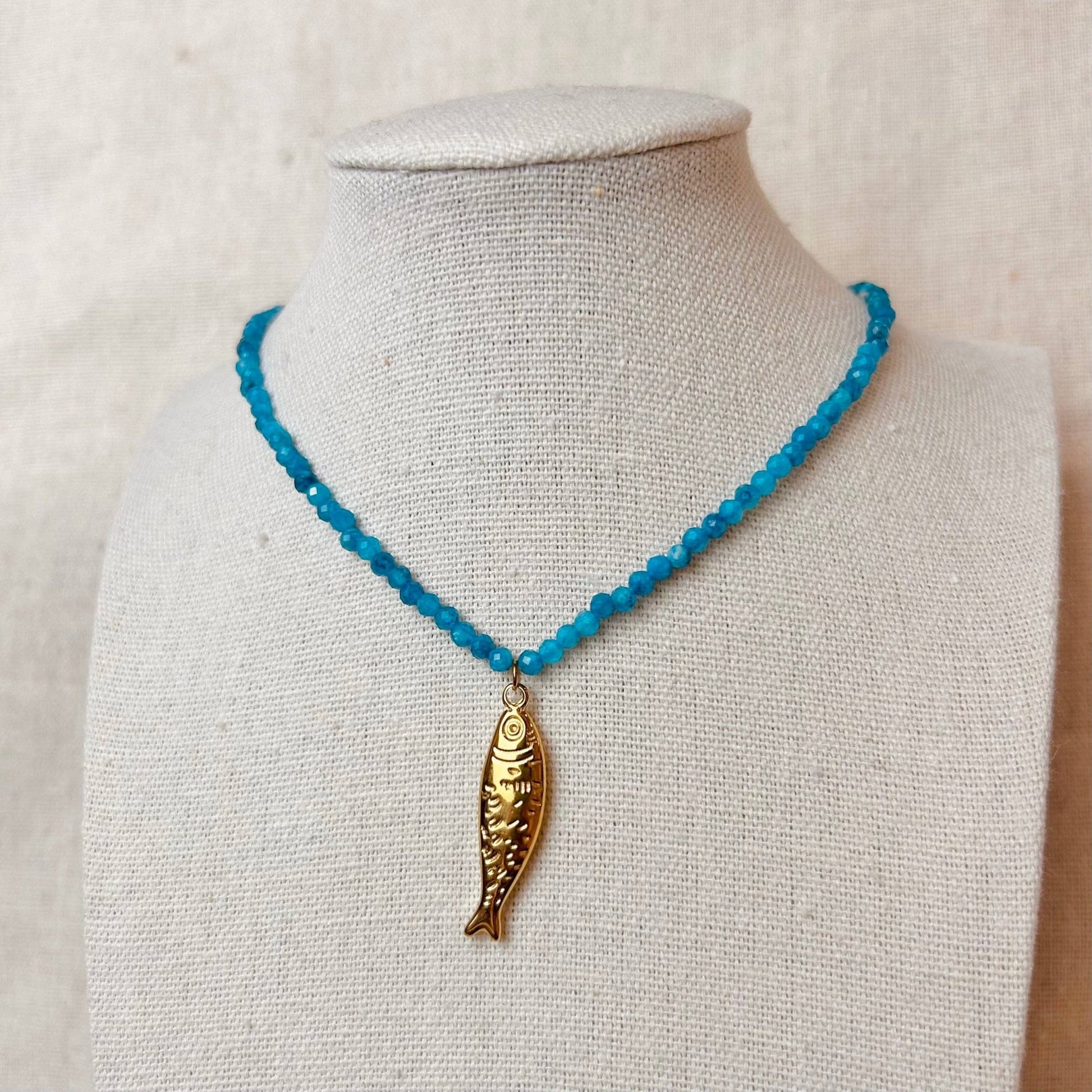 Everyday Beaded Pendant Necklace - MarramTrading.com