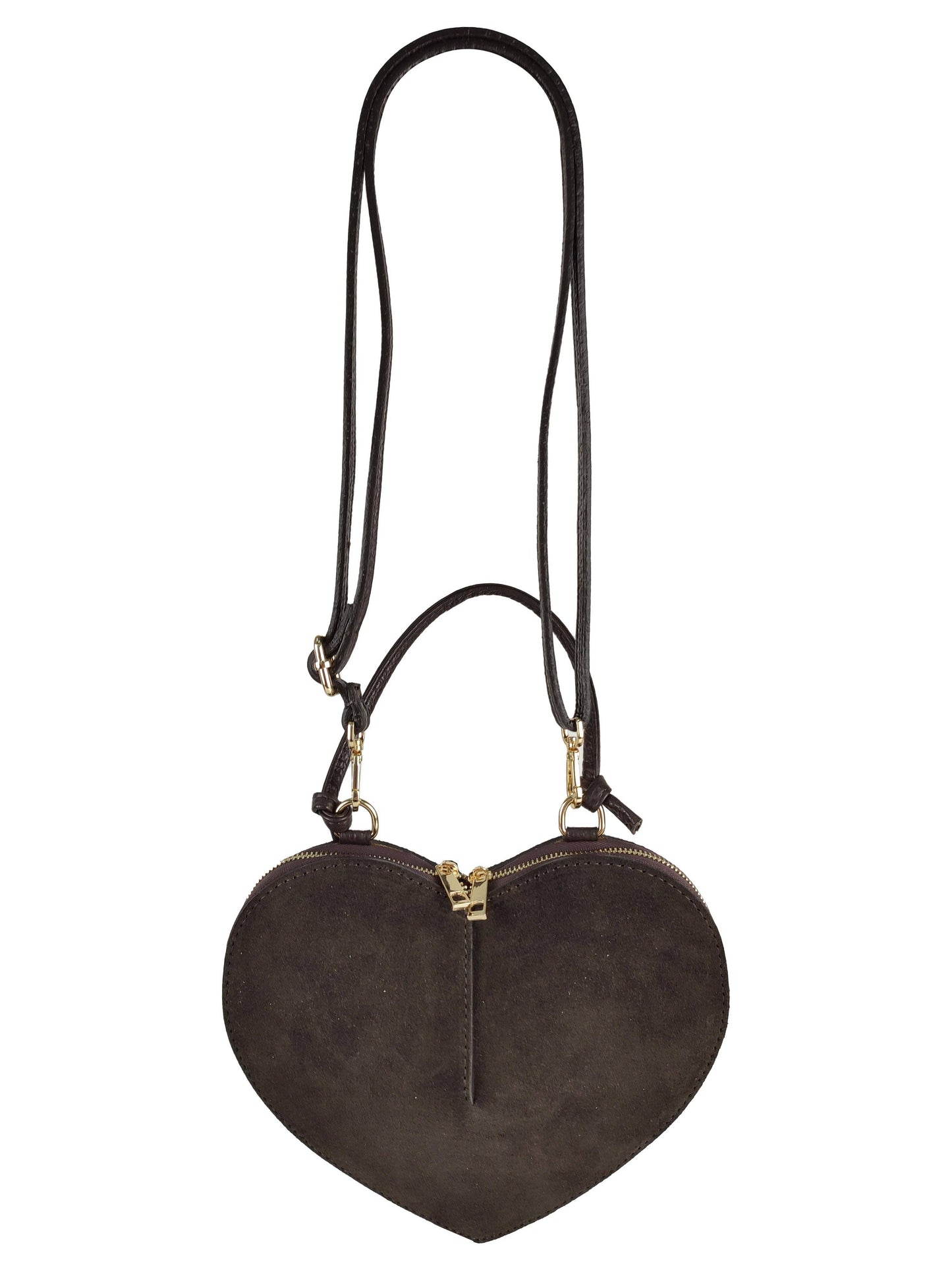 Heart-shaped shoulder bag
