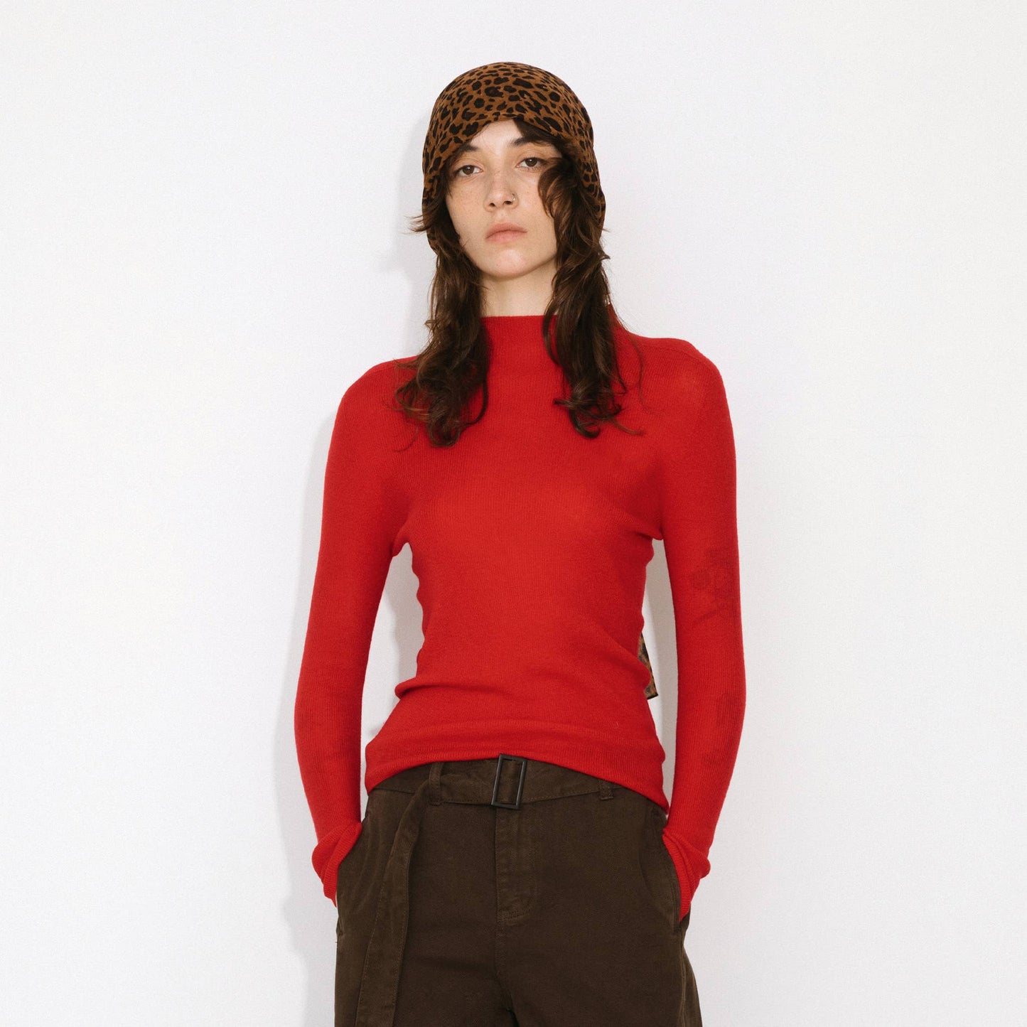 Merino Wool Turtleneck Knitwear Jumper
