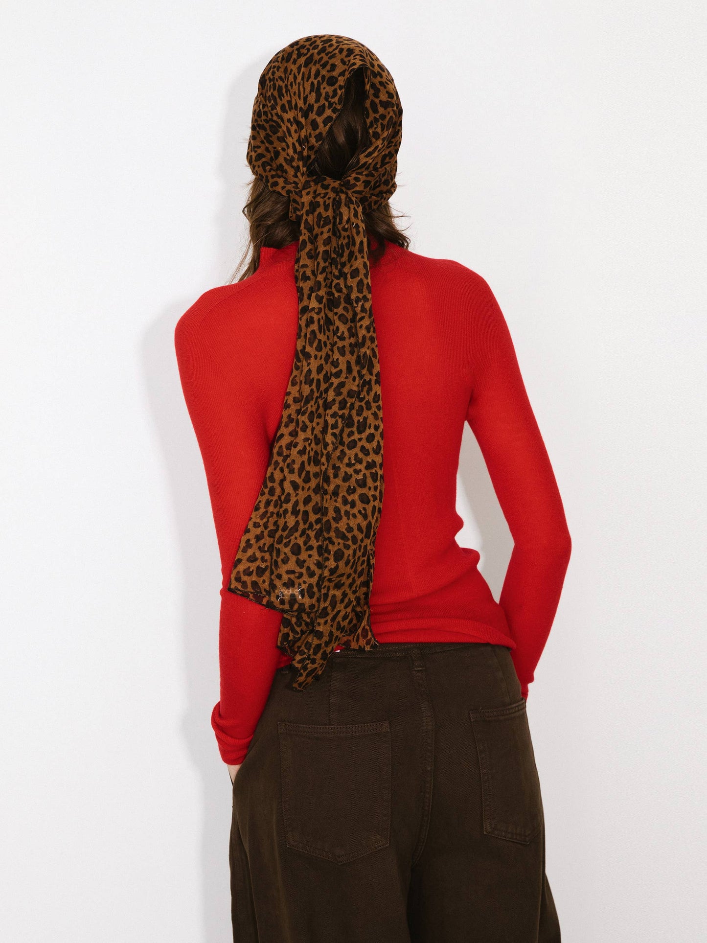 Merino Wool Turtleneck Knitwear Jumper