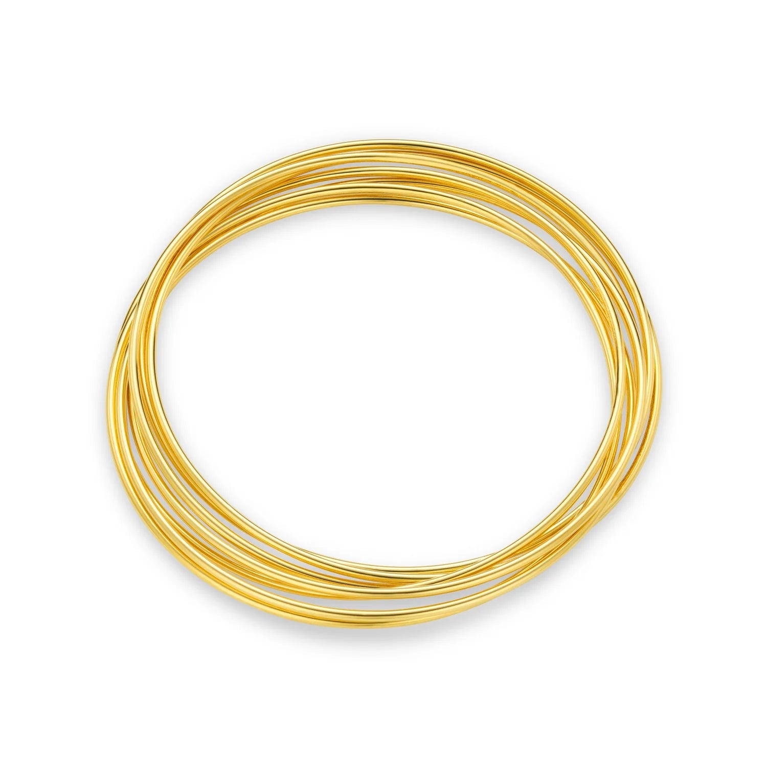 Fine Multi Interlocking Bangles - MarramTrading.com