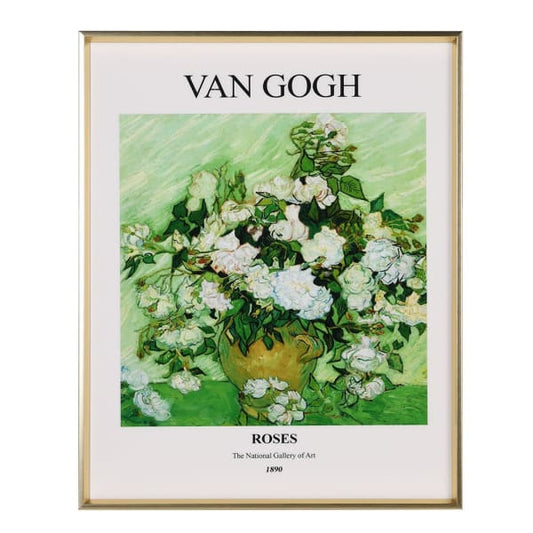 Framed Van Gogh Roses Print - MarramTrading.com