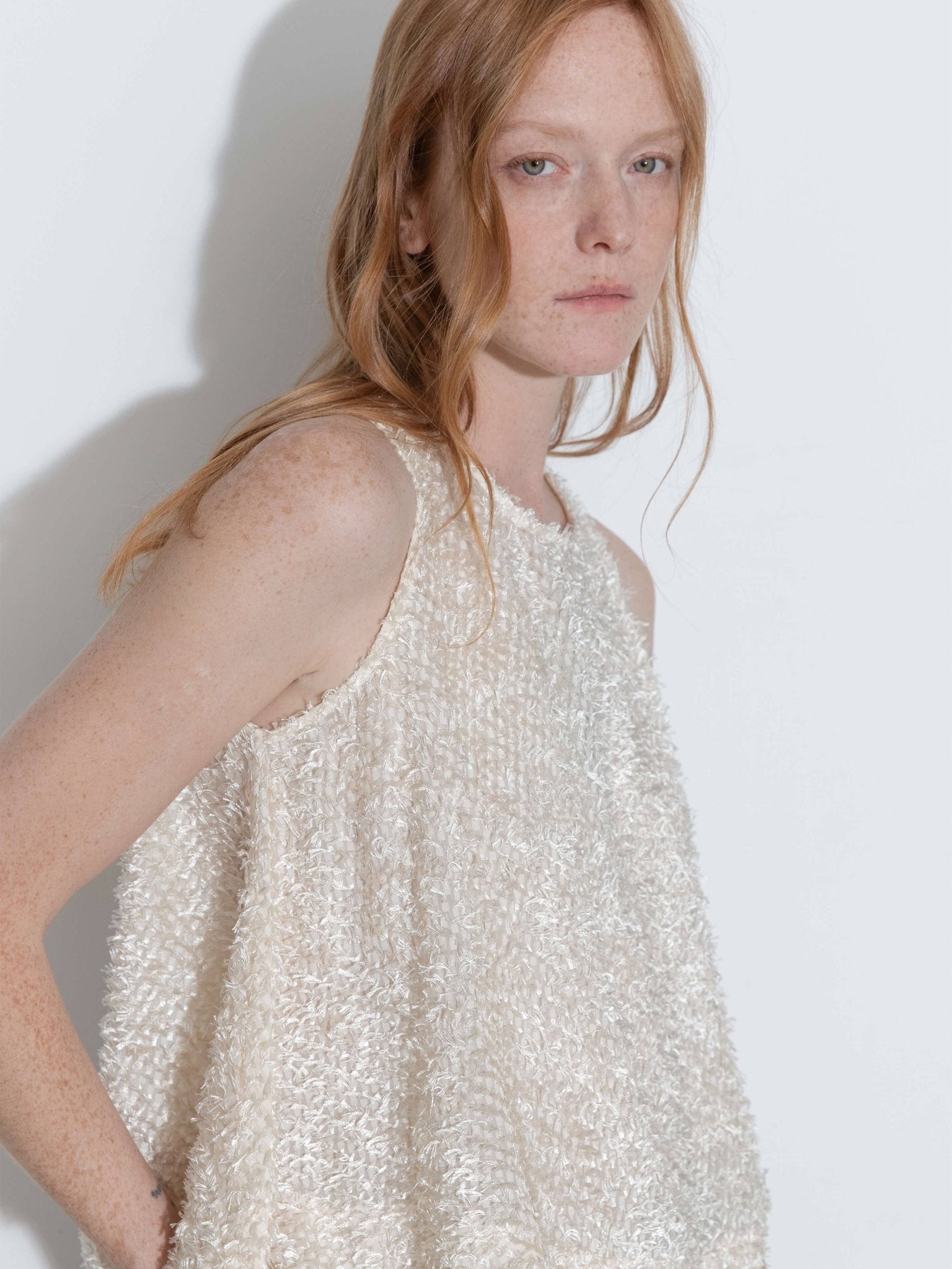 Fringe Feather Sleeveless Vest - MarramTrading.com