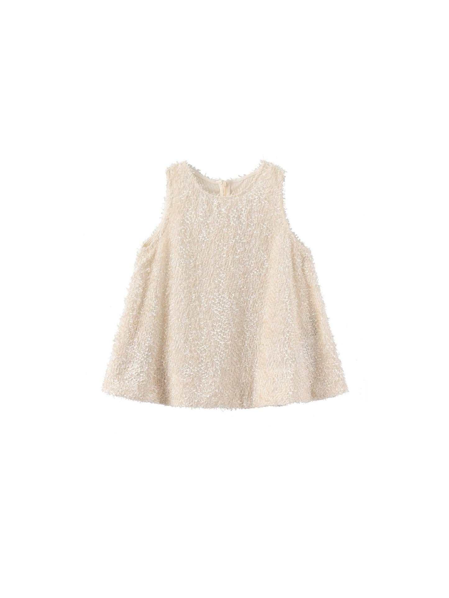 Fringe Feather Sleeveless Vest - MarramTrading.com