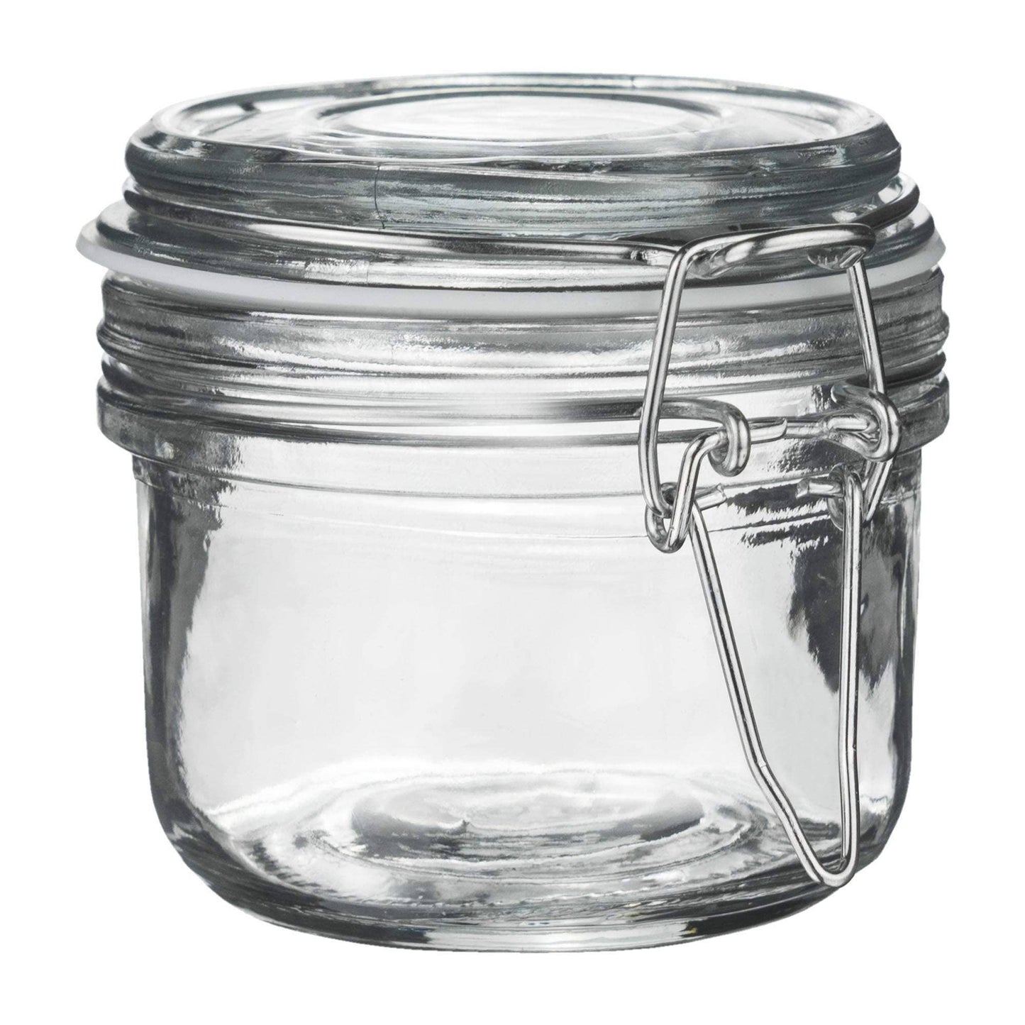 Glass Storage Jar - 125ml - White Seal - MarramTrading.com