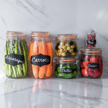 Load image into Gallery viewer, Glass Storage Jar - 125ml - White Seal - MarramTrading.com
