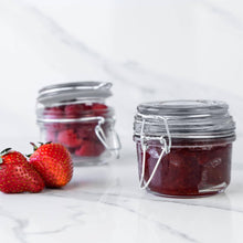 Load image into Gallery viewer, Glass Storage Jar - 125ml - White Seal - MarramTrading.com
