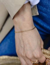 Load image into Gallery viewer, Gold 2mm Rope Twist Bracelet, Waterproof - MarramTrading.com
