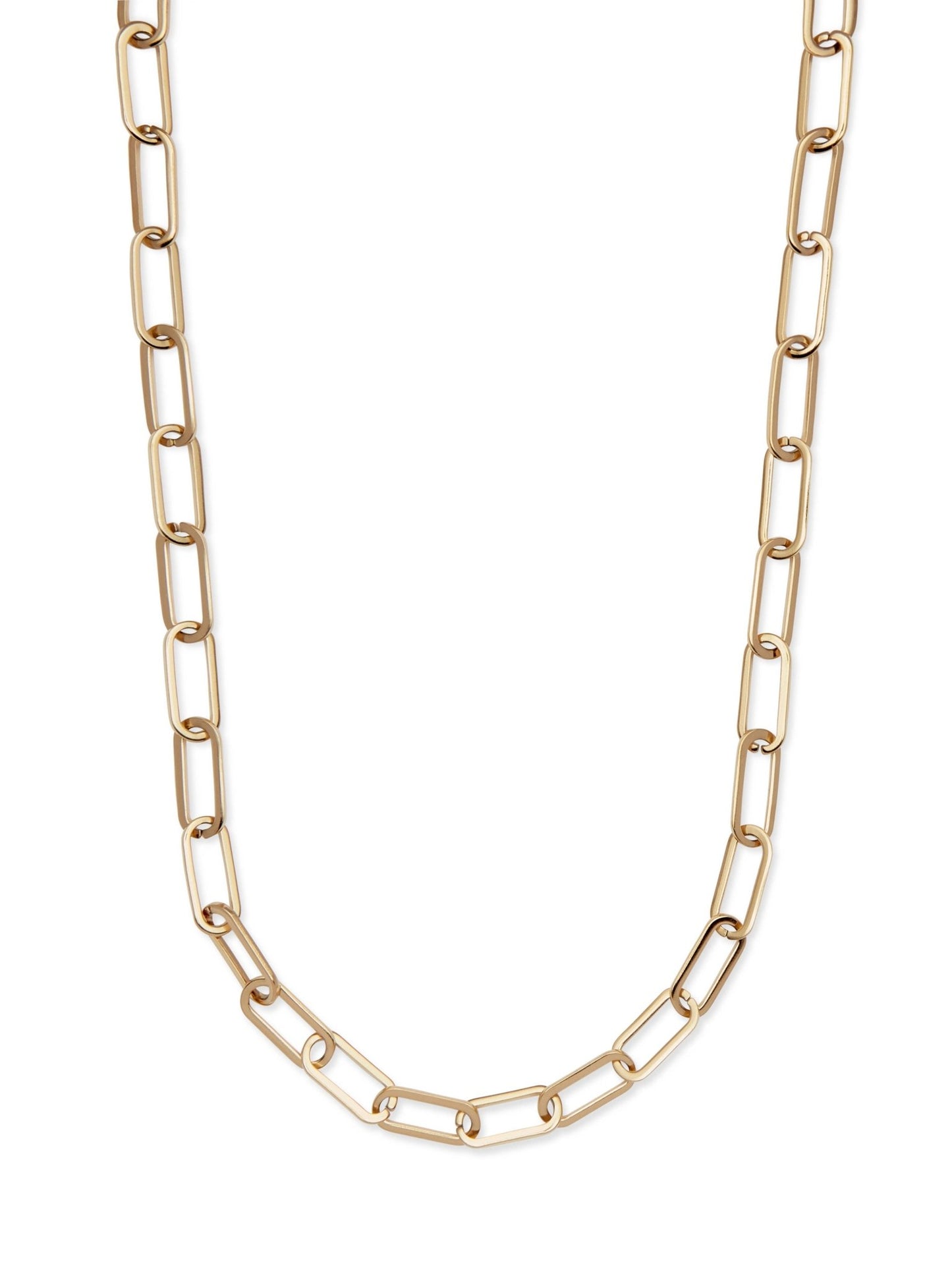 Gold Chunky Chain Link Necklace, Waterproof - MarramTrading.com