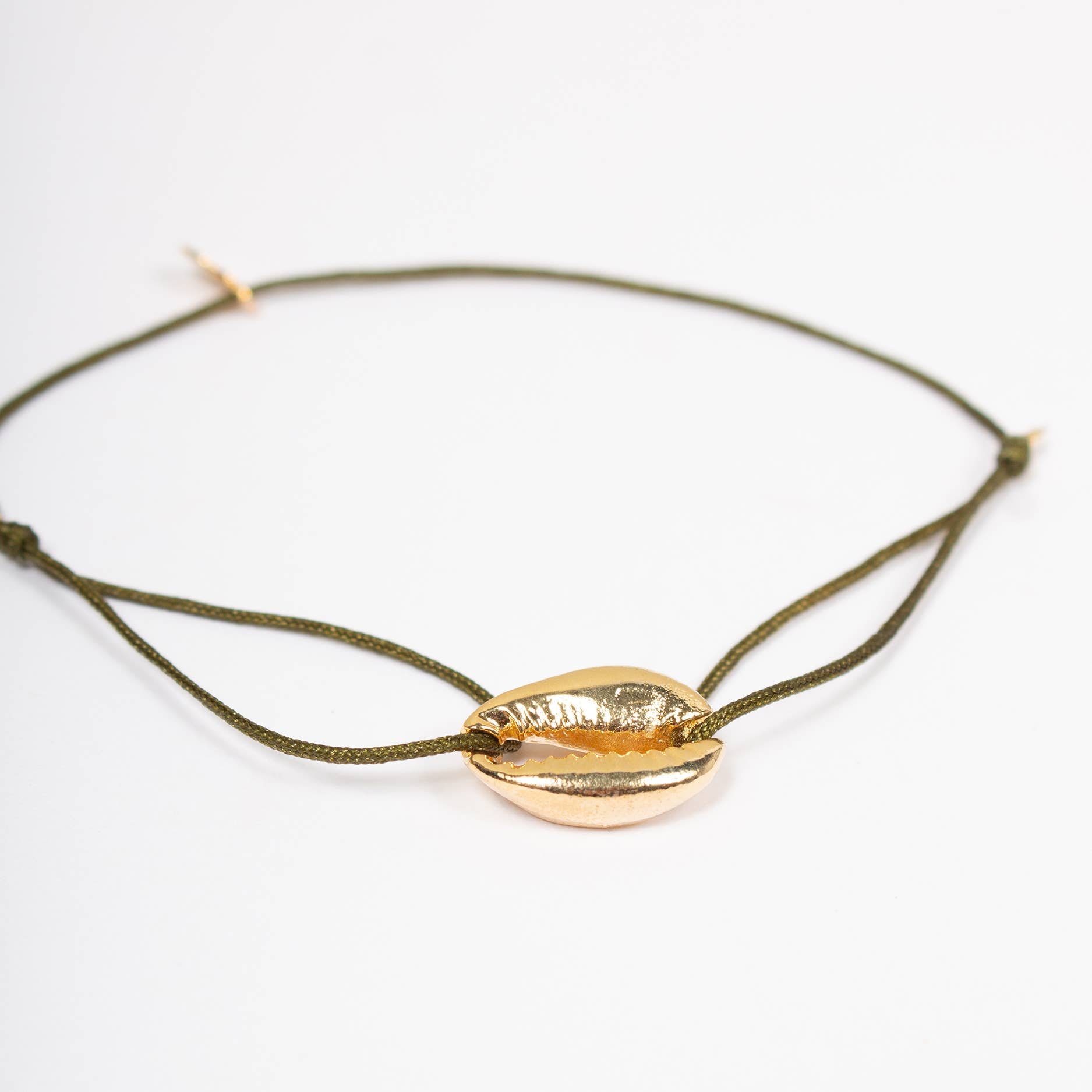 Gold Cowrie Shell Bracelets, Assorted Colours - MarramTrading.com